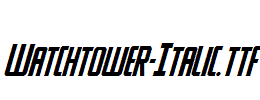 Watchtower-Italic.ttf