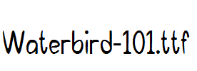 Waterbird-101.ttf