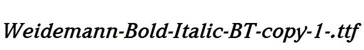 Weidemann-Bold-Italic-BT-copy-1-.ttf