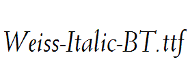 Weiss-Italic-BT.ttf