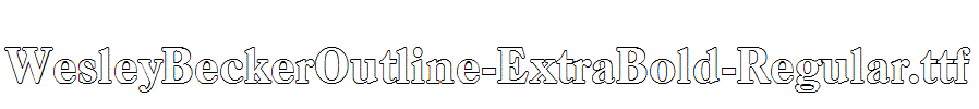 WesleyBeckerOutline-ExtraBold-Regular.ttf