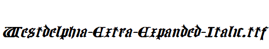 Westdelphia-Extra-Expanded-Italic.ttf