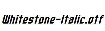 Whitestone-Italic.otf