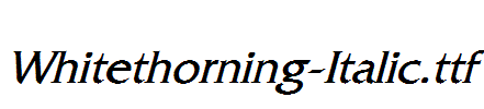 Whitethorning-Italic.ttf