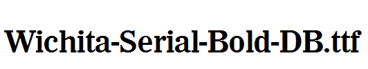 Wichita-Serial-Bold-DB.ttf