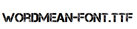 WordMean-Font.ttf