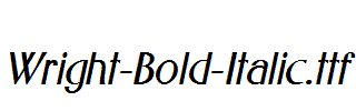 Wright-Bold-Italic.ttf