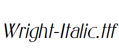 Wright-Italic.ttf