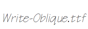 Write-Oblique.ttf