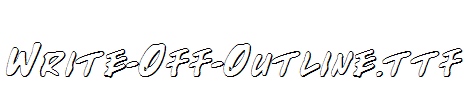 Write-Off-Outline.ttf