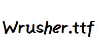 Wrusher.ttf