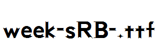 week-sRB-.ttf