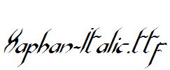 Xaphan-Italic.ttf