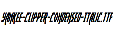 Yankee-Clipper-Condensed-Italic.ttf