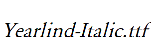 Yearlind-Italic.ttf