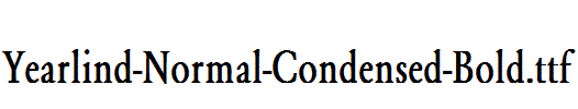 Yearlind-Normal-Condensed-Bold.ttf
