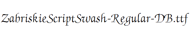 ZabriskieScriptSwash-Regular-DB.ttf