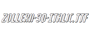 Zollern-3D-Italic.ttf