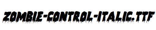 Zombie-Control-Italic.ttf