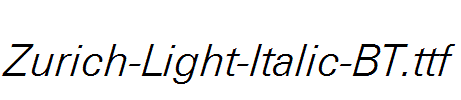 Zurich-Light-Italic-BT.ttf