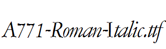 A771-Roman-Italic.ttf