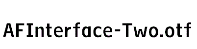 AFInterface-Two.otf