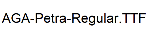 AGA-Petra-Regular.TTF