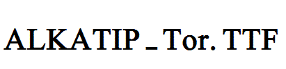 ALKATIP-Tor.TTF