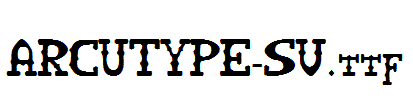 ARCUTYPE-SV.ttf