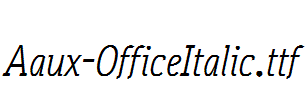Aaux-OfficeItalic.ttf