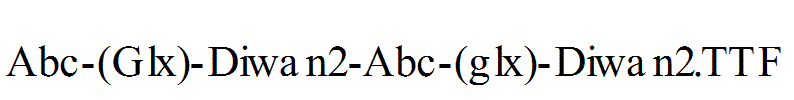 Abc-(Glx)-Diwan2-Abc-(glx)-Diwan2.TTF
