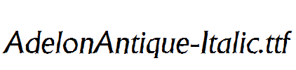 AdelonAntique-Italic.ttf