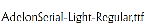AdelonSerial-Light-Regular.ttf