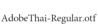 AdobeThai-Regular.otf