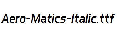 Aero-Matics-Italic.ttf