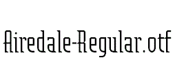 Airedale-Regular.otf