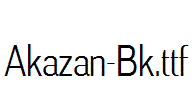 Akazan-Bk.ttf