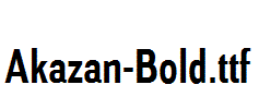 Akazan-Bold.ttf