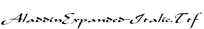 AladdinExpanded-Italic.Ttf