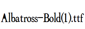 Albatross-Bold(1).ttf