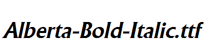 Alberta-Bold-Italic.ttf