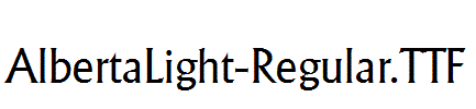 AlbertaLight-Regular.TTF