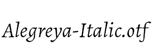 Alegreya-Italic.otf