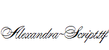 Alexandra-Script.ttf