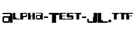 Alpha-Test-JL.ttf