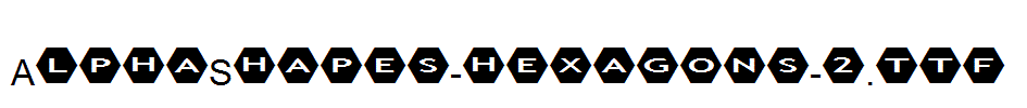 AlphaShapes-hexagons-2.ttf