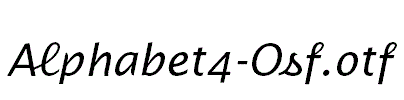 Alphabet4-Osf.otf