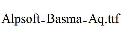 Alpsoft-Basma-Aq.ttf