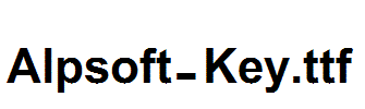 Alpsoft-Key.ttf