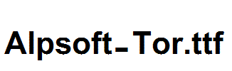 Alpsoft-Tor.ttf